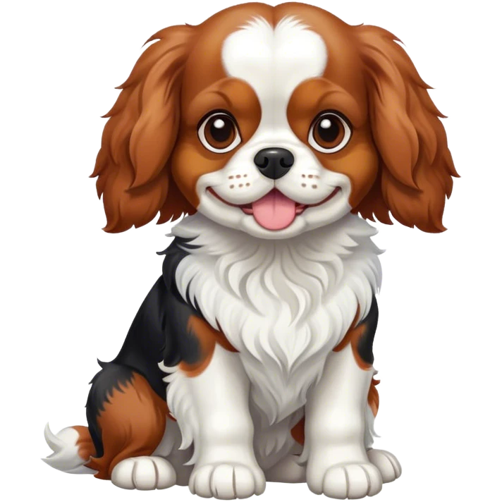 King Charles cavalier spaniel  emoji