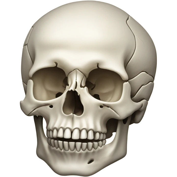 anatomy skull bones emoji