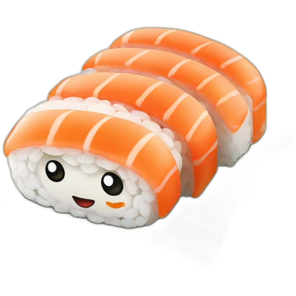 sushi with shrimp emoji
