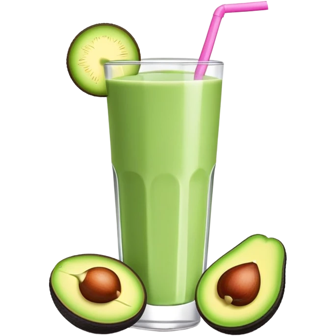 Berry avocado smoothie  emoji