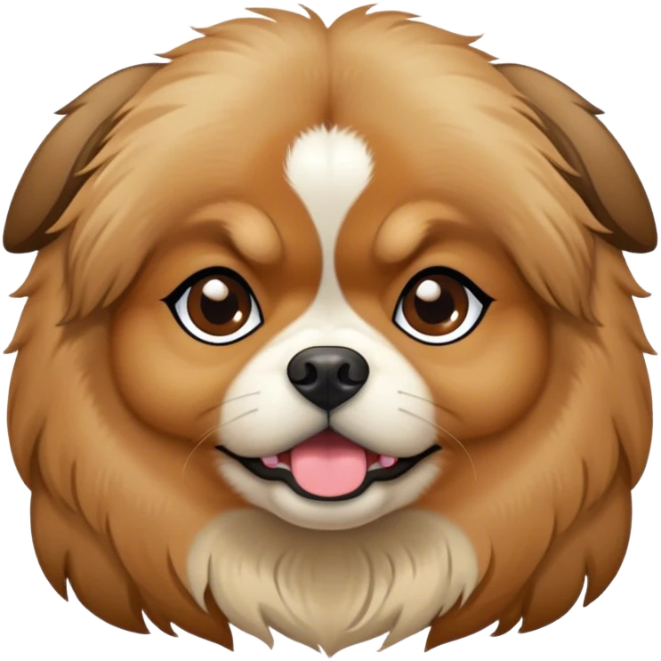 tibetan spaniel cute emoji