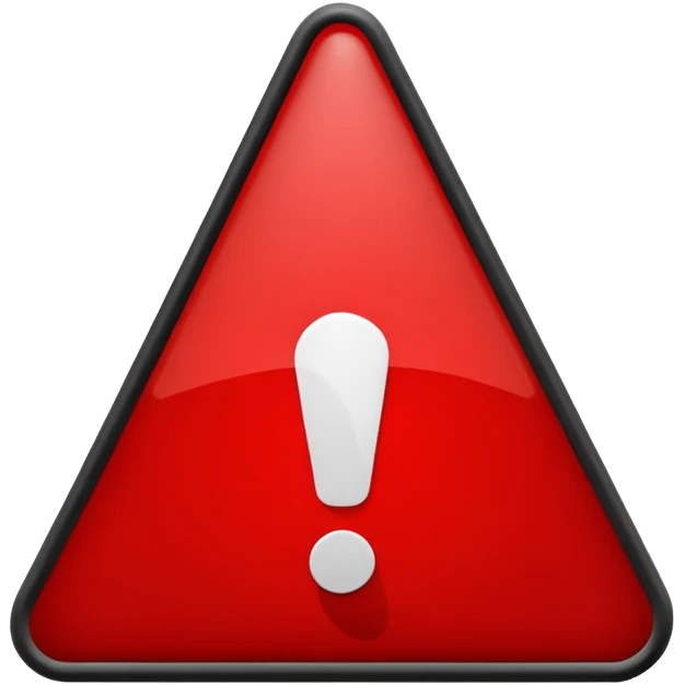 danger warning sign emoji