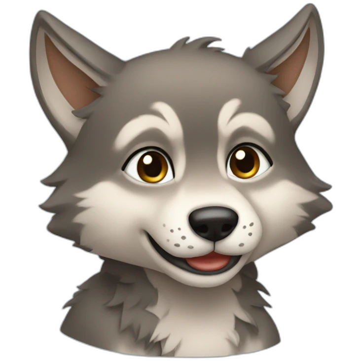 Beby wolf emoji