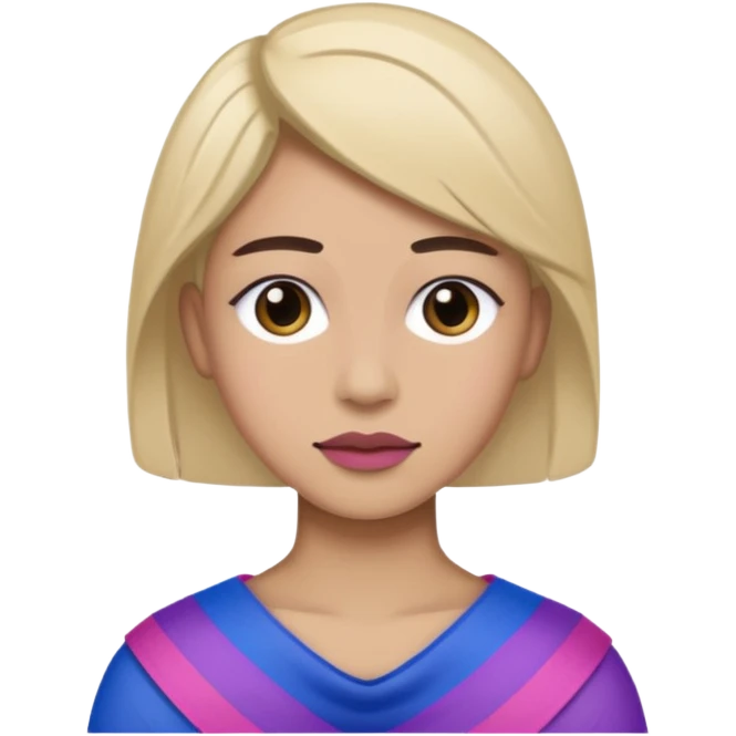 Bandera bisexual emoji