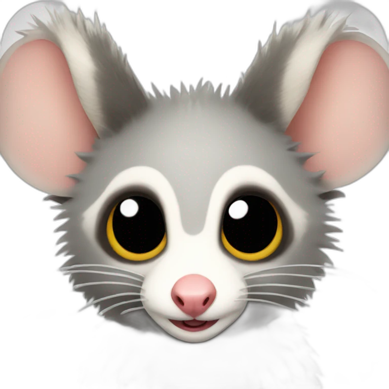 Adult wild opossum with wings  emoji