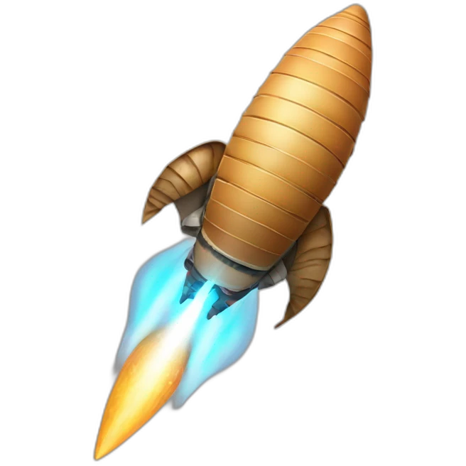 Armadillo on a rocket emoji