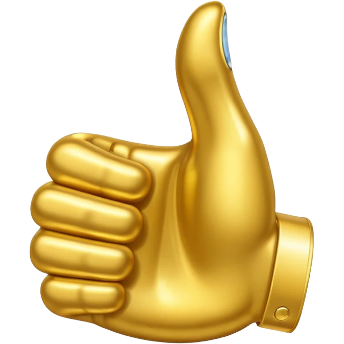 thumbs up emoji, positive and bold emoji