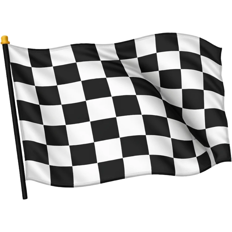 checkered flag emoji