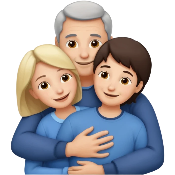 abrazar a mi papa mama emoji