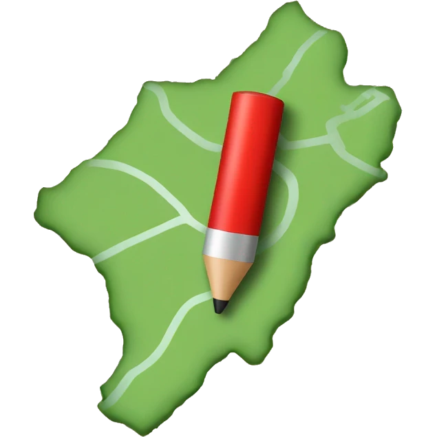 red marker map emoji