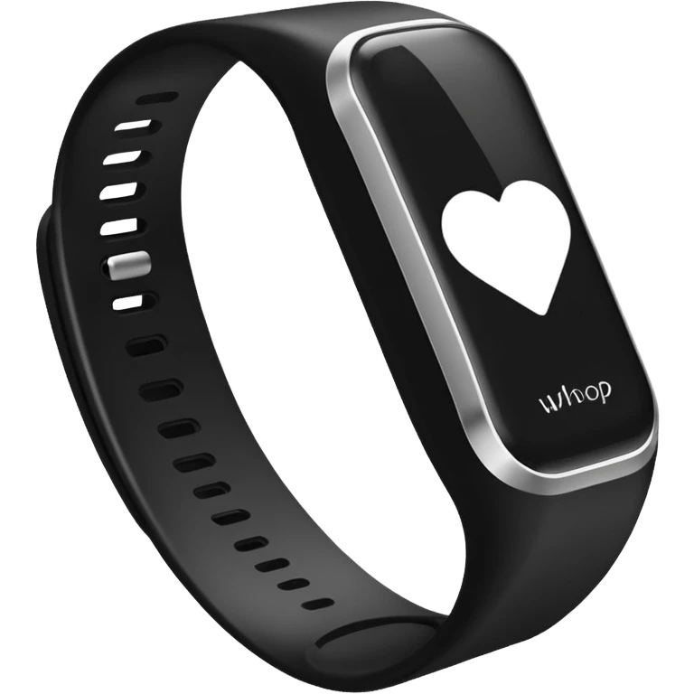 a whoop fitness band in the style of an ios emoji  emoji