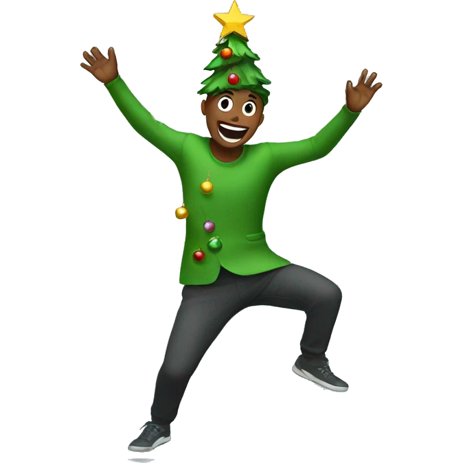 Dancing Christmas Tree emoji