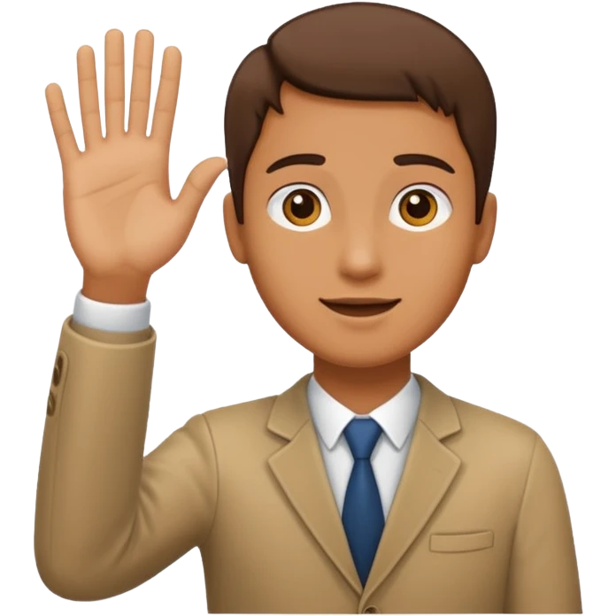 Raising Hand emoji