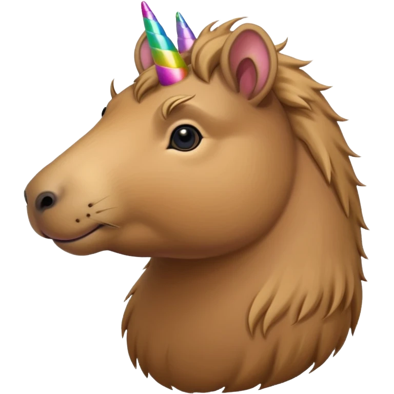 capybara unicorn hybrid emoji