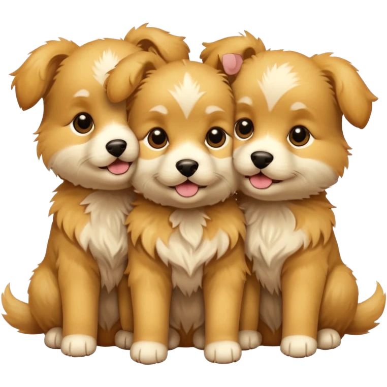 3 puppy emoji
