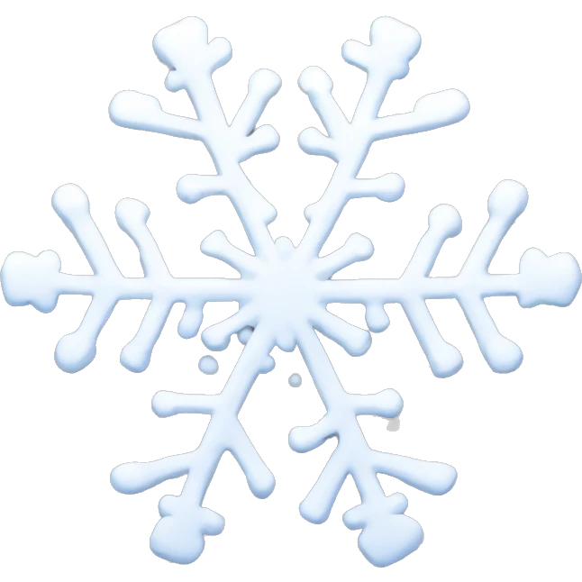 snowflake white emoji