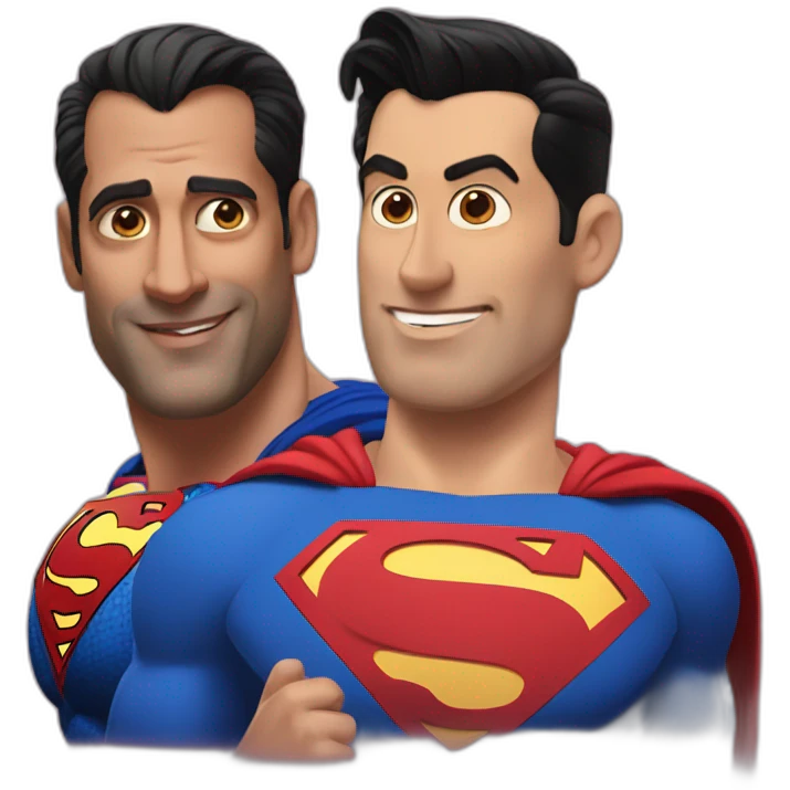Salman Khan and superman emoji
