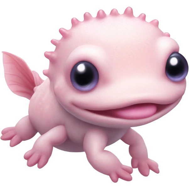axolotl kawaii emoji