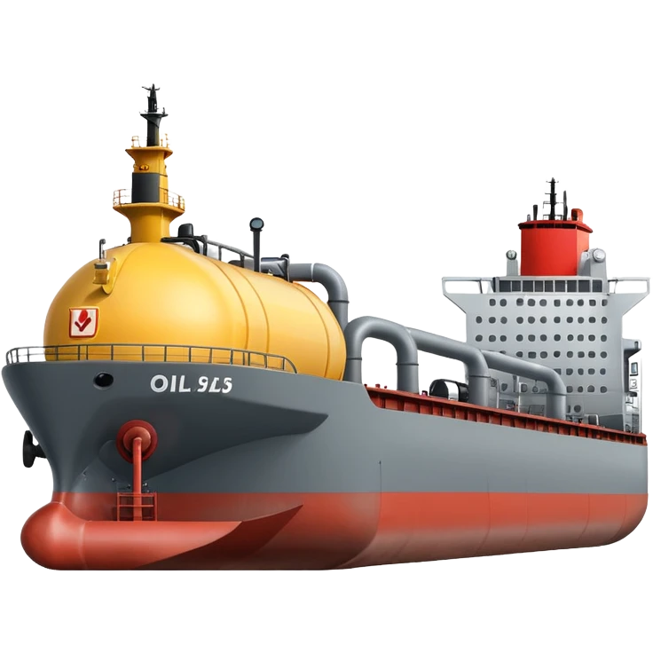 oil tanker side view emoji