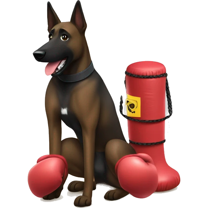 boxing Training The Belgian Shepherd emoji