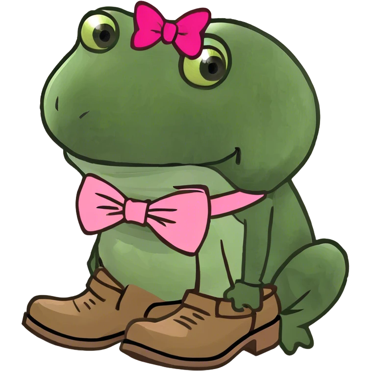 Brown western boots glamorous with pink bow emoji