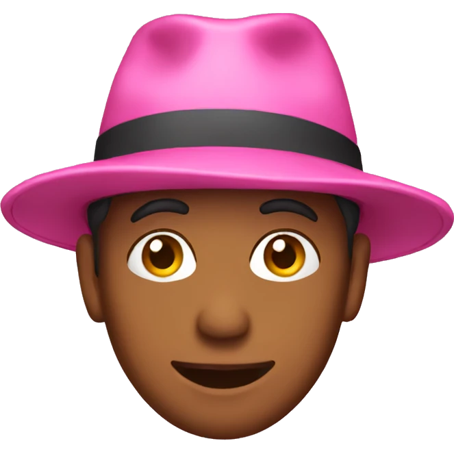 pink hat emoji