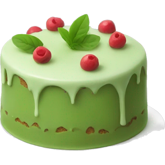matcha cake emoji