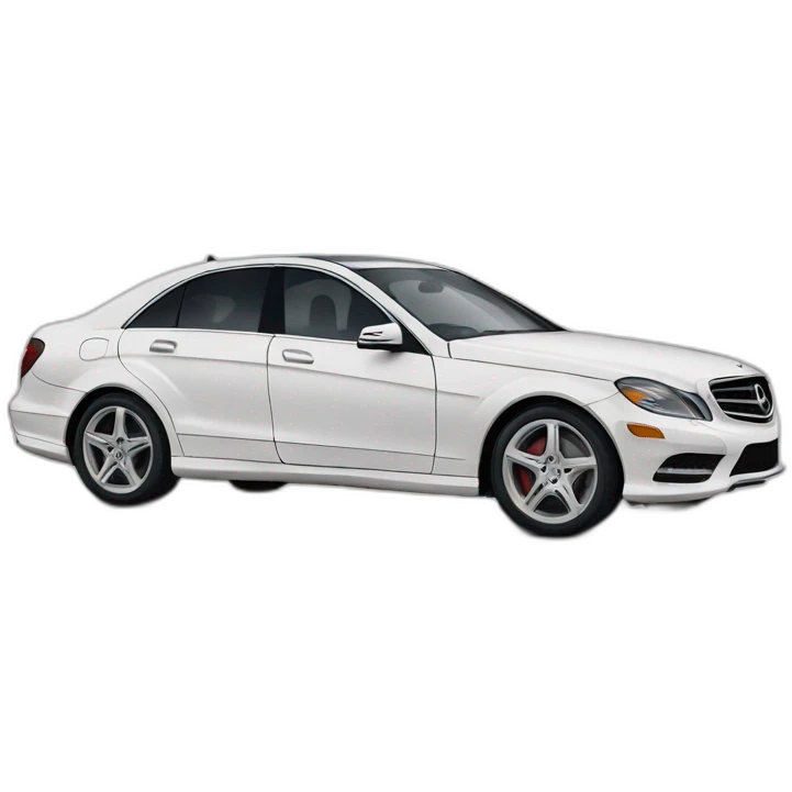 White Car Mercedes emoji