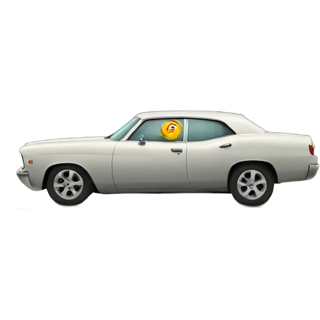 Car crossing Oklahoma with tornado  emoji