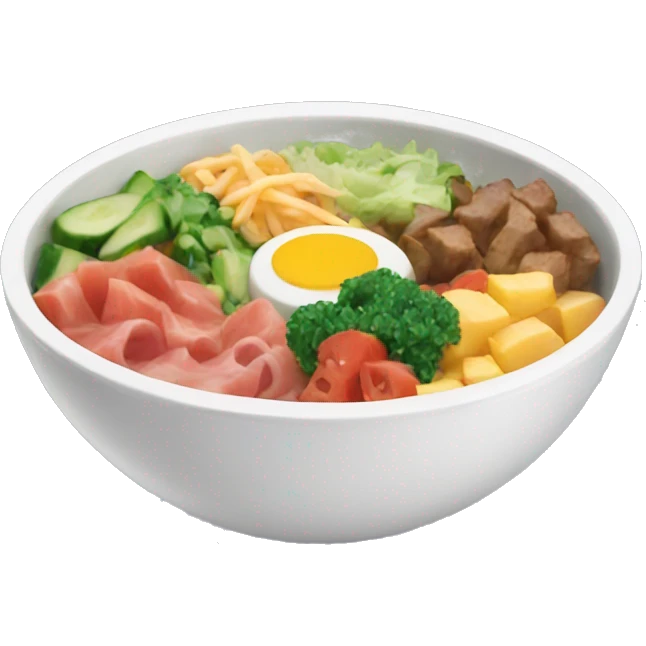 Poke bowl emoji