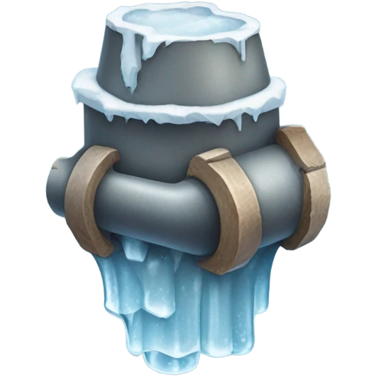 Frozen water pipes emoji