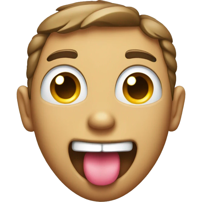 Wink tongue out face emoji