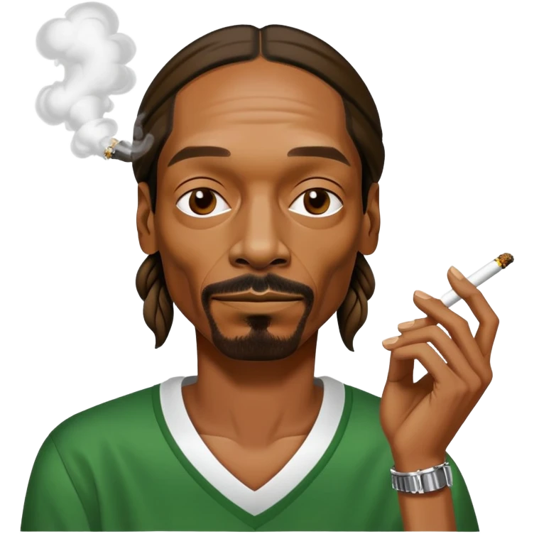 snoop dogg smoking weed emoji