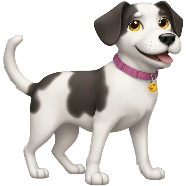cat with a dog emoji