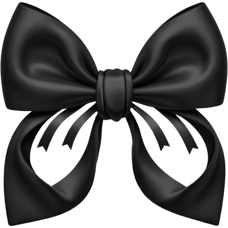 black bow emoji