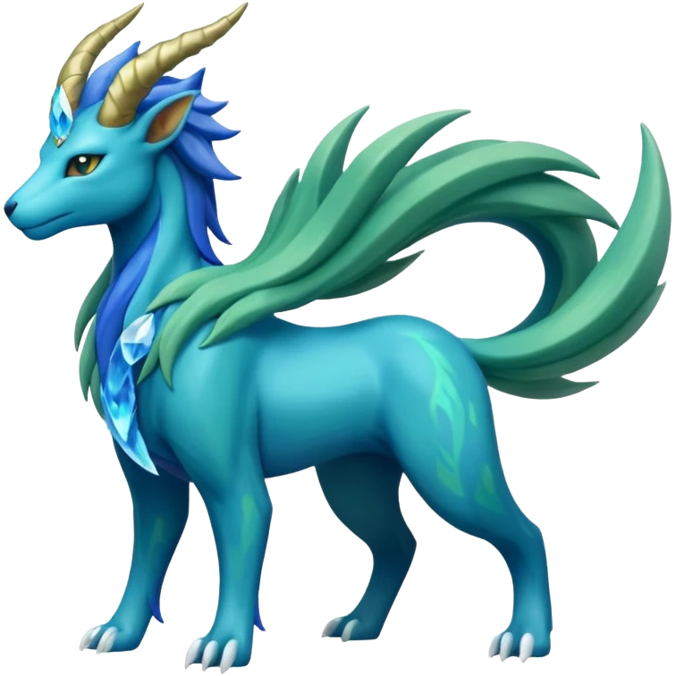 Manectric-Suicune-Virizion-Zygarde-fusion-hybrid-creature  emoji