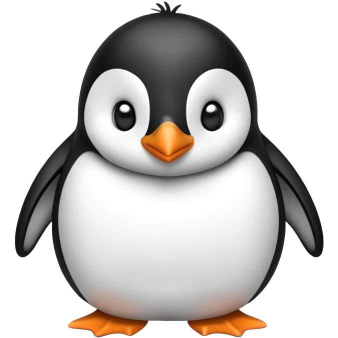 surprised penguin emoji