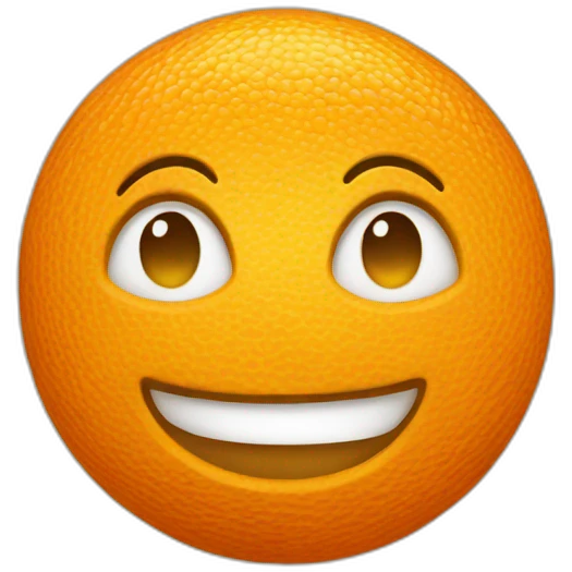 6 LETTER orange emoji
