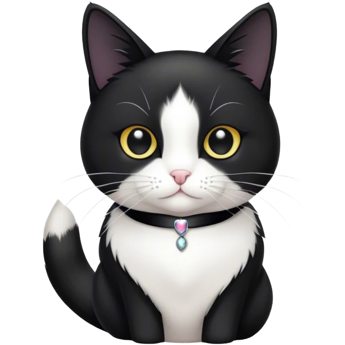 tuxedo cat  emoji