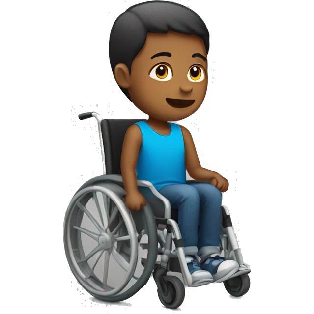 Kid in wheelchair  emoji