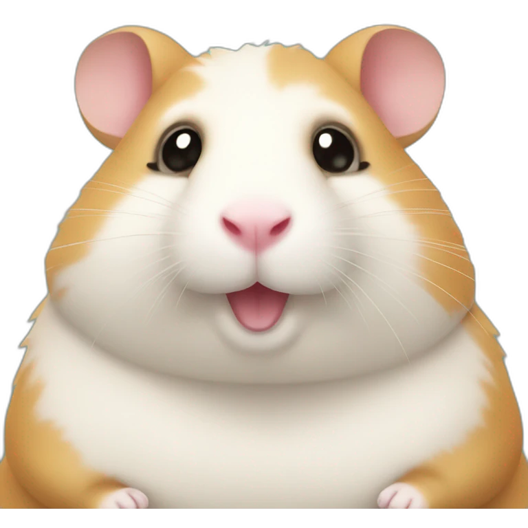 Fatty round hamster emoji