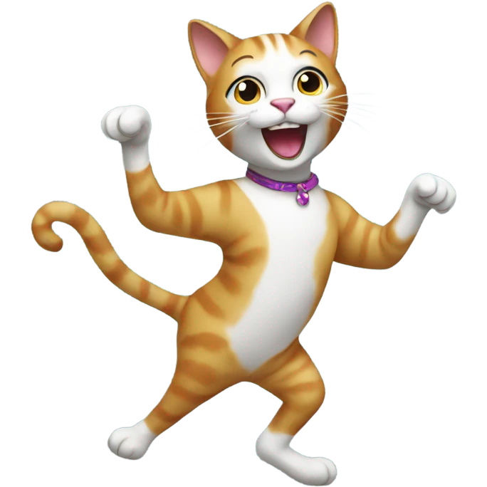 Dancing cat emoji