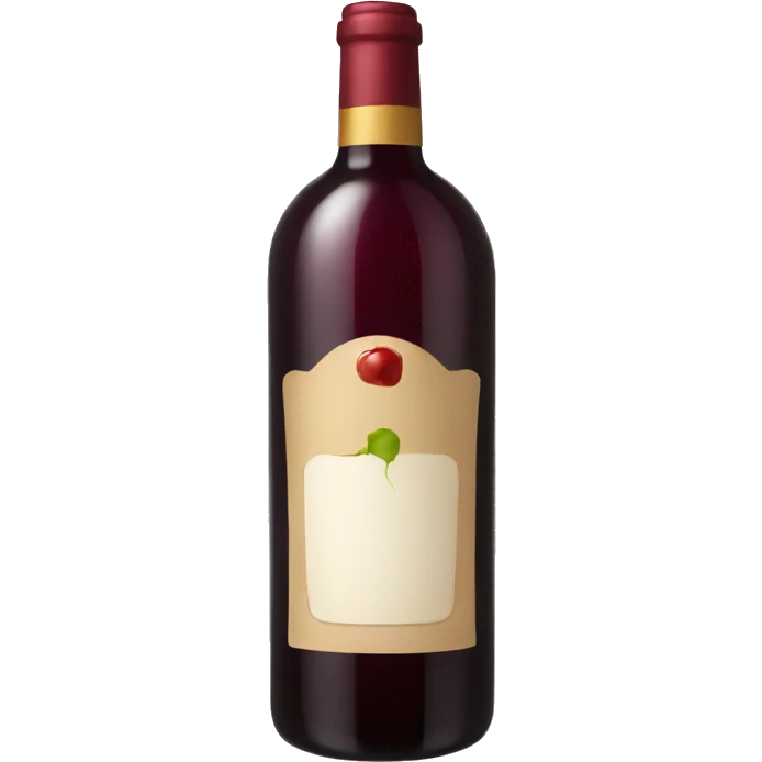 Bottle wine emoji