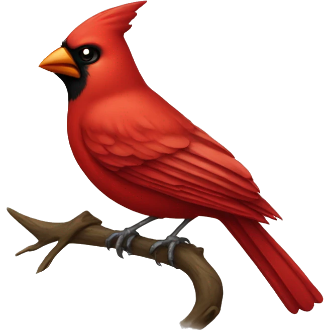 cardinal bird angry emoji