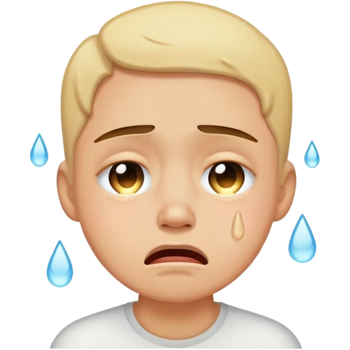 Caca qui pleur emoji
