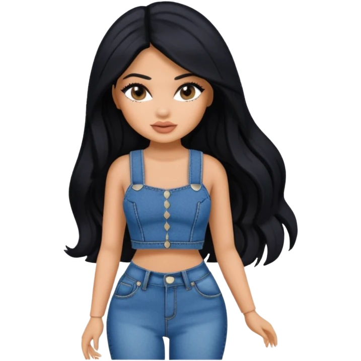kylie jenner as pretty bratz baddie emoji