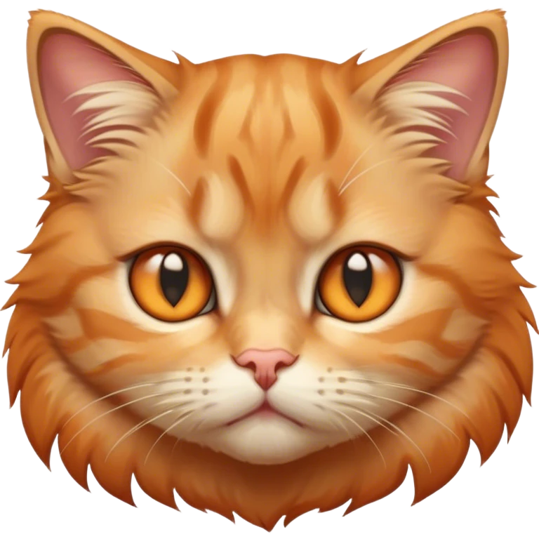Frowning kitten emoji