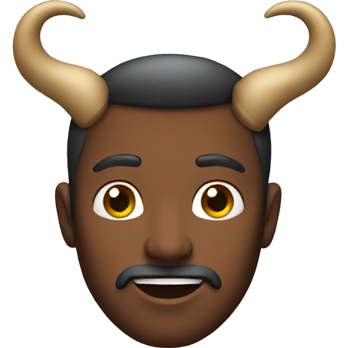 a man with horns emoji