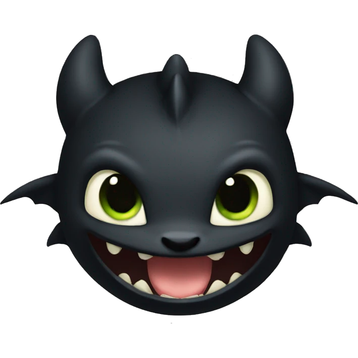 Toothless emoji