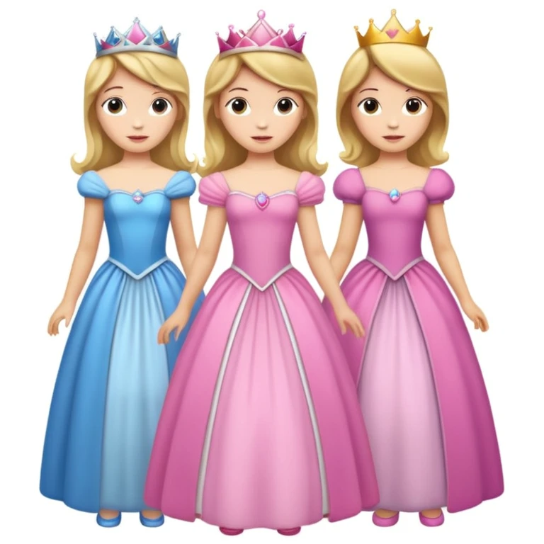 girls in a princess dress emoji